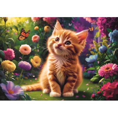 Puzzle Trefl-37525 Süßes Kätzchen