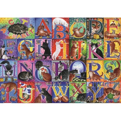 Puzzle Trefl-37527 Katzen-Alphabet