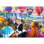  Trefl-40018 Spiral Puzzle - Balloon Festival