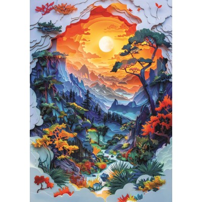 Puzzle Trefl-40045 Valley