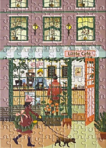 Puzzle Vissevasse-40449 Kleines Café