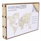 Holzpuzzle - Weltkarte XL