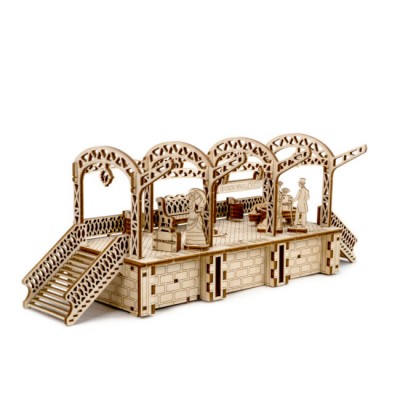  Wooden-City-WR325-8497 3D Holzpuzzle - Station