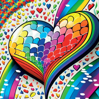 Puzzle  Yazz-3801 Mosaic Heart